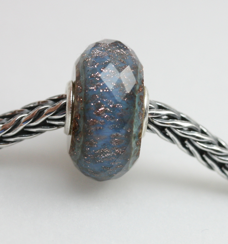 Troll Agate 17 TROLLBEADS  DAY 2022  Original Abbildung TGLBE-30086 "mit Einkaufwagen Chip am Schlüsselanhänger"